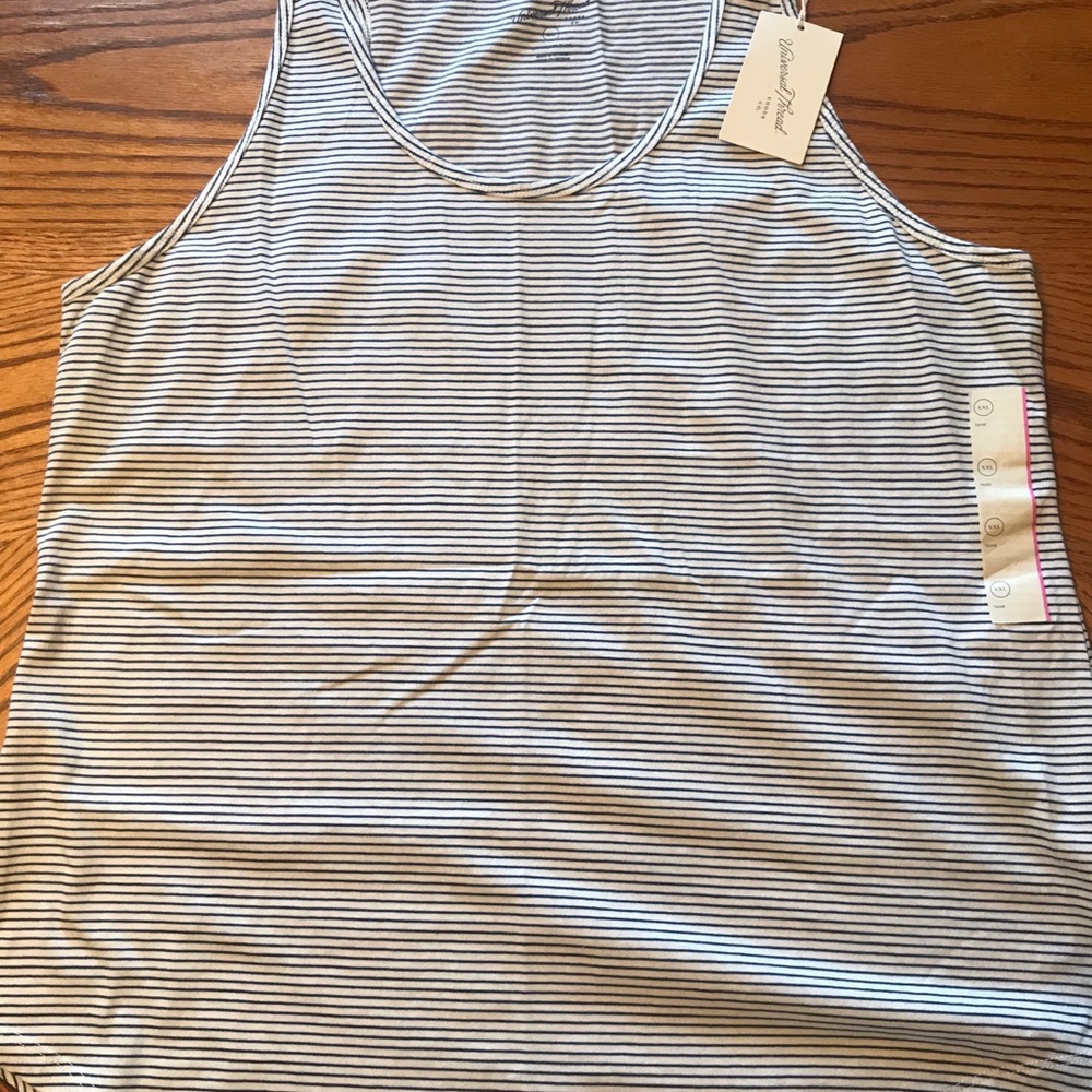Universal Thread blue striped tank top